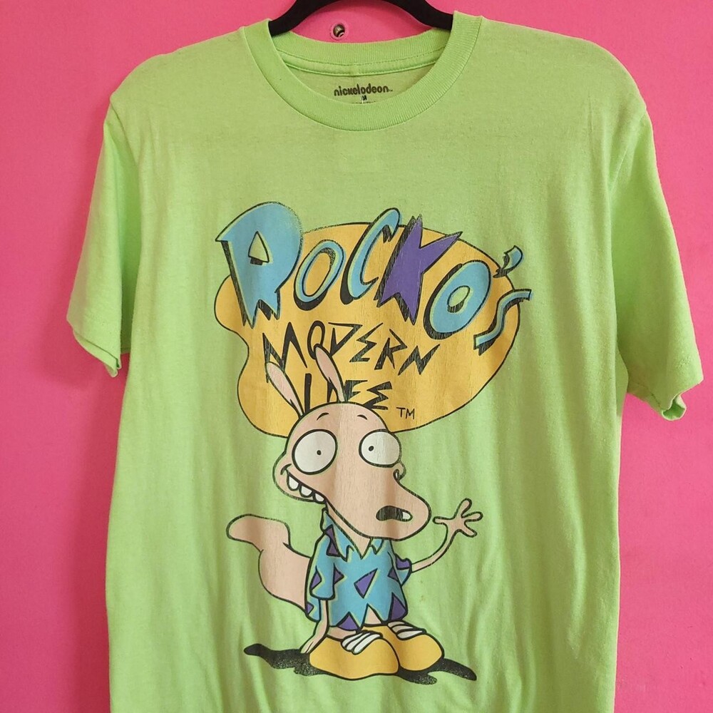 2013 Rocko's Modern Life Nickelodeon T-Shirt with cartoon character graphic